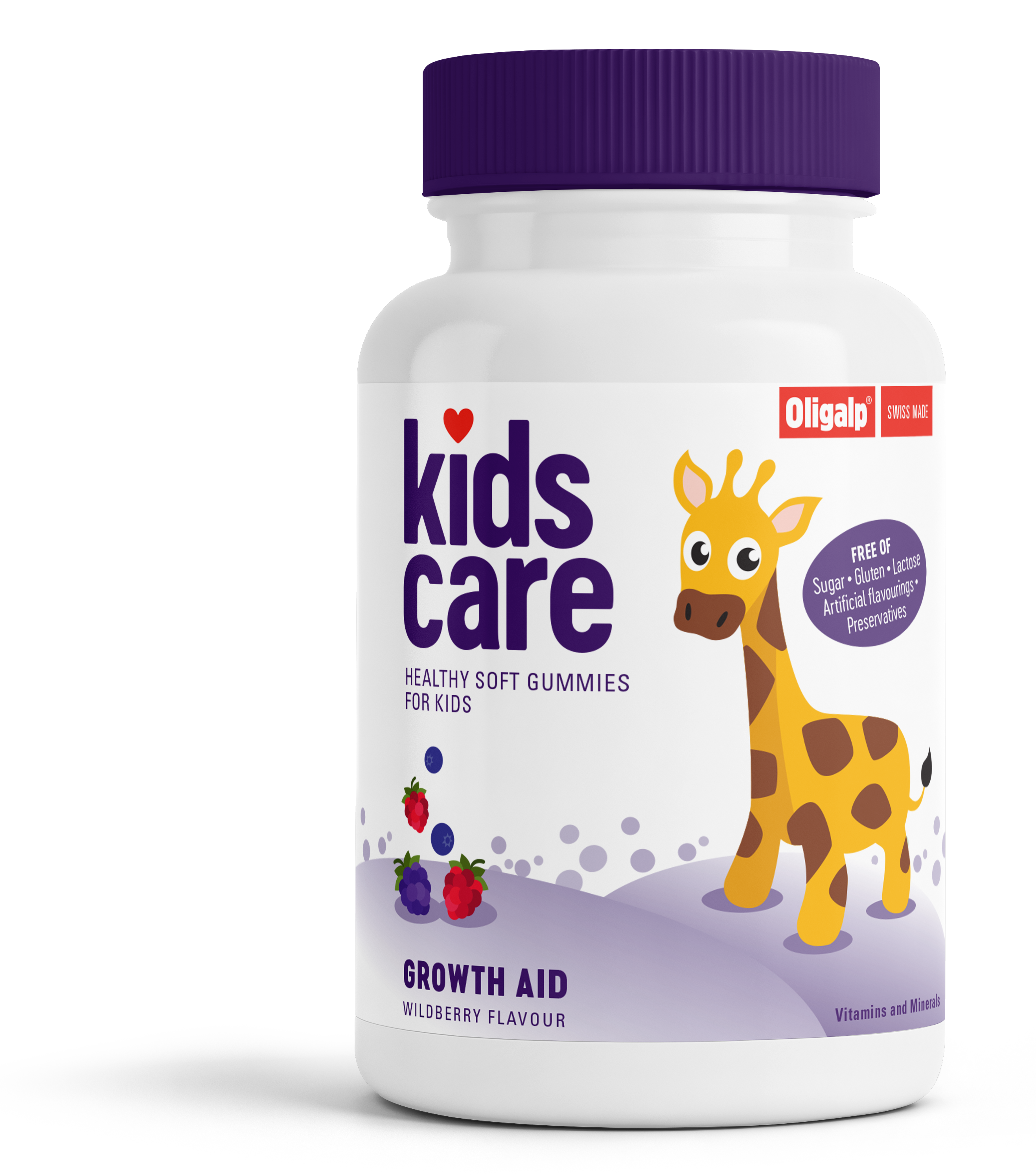Oligalp Kids Care Growth Aid — front of bottle