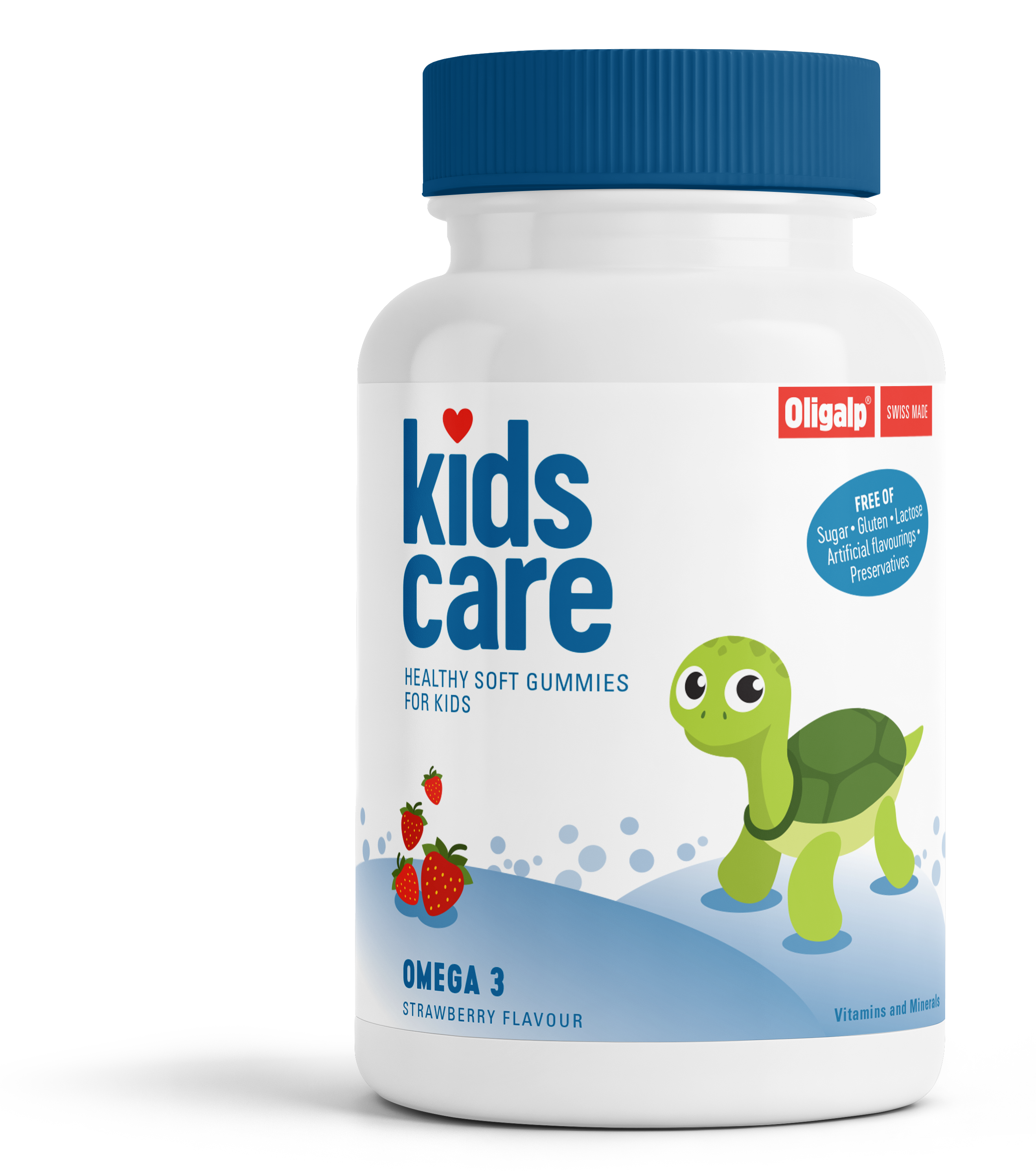 Oligalp Kids Care Omega 3 — front of bottle